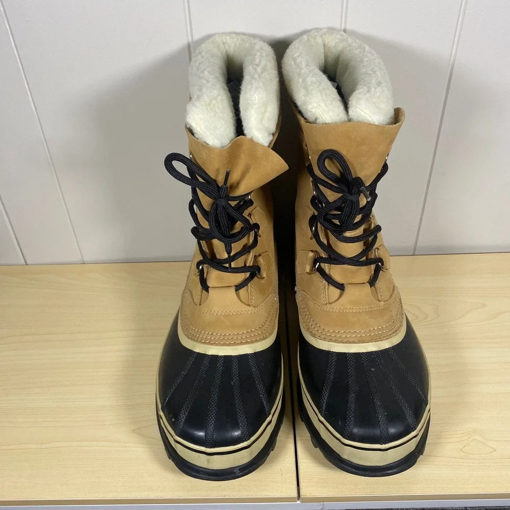Sorel Caribou II Mens Winter Snow Boots Waterproof Snow Size 10